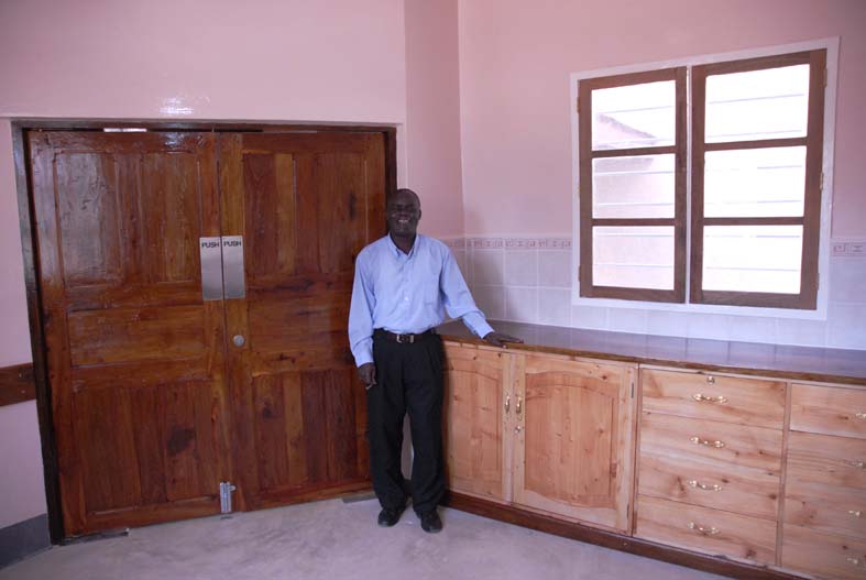 Site Manager, Joseph Mlulu, is rightly proud of the standard of finish he has achieved