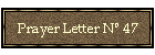 Prayer Letter Nº 47