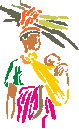 Africa Lady (Clipart)
