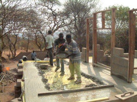 The men travail to bring forth a very tangible labour in the new Delivery Suite