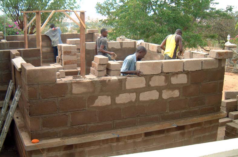 Superstructure Walls under Construction