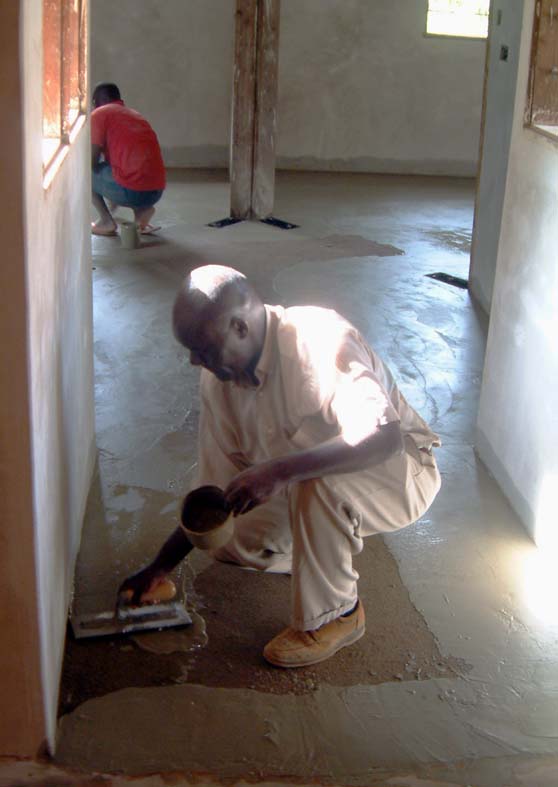 Completion of Floor Screeding