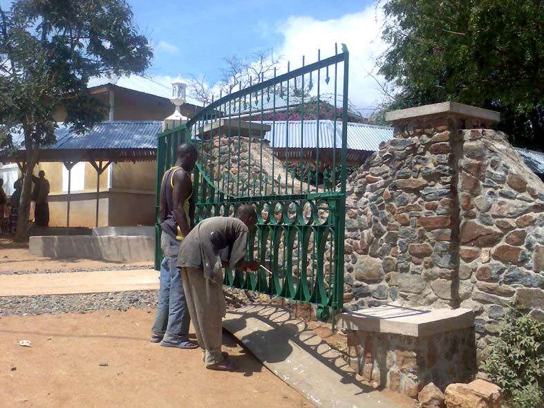 St. Luke's - Entrance Gates and Covered Walkway